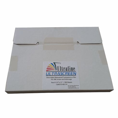 Clear Inkjet Waterproof Film - 8.5 x 11"