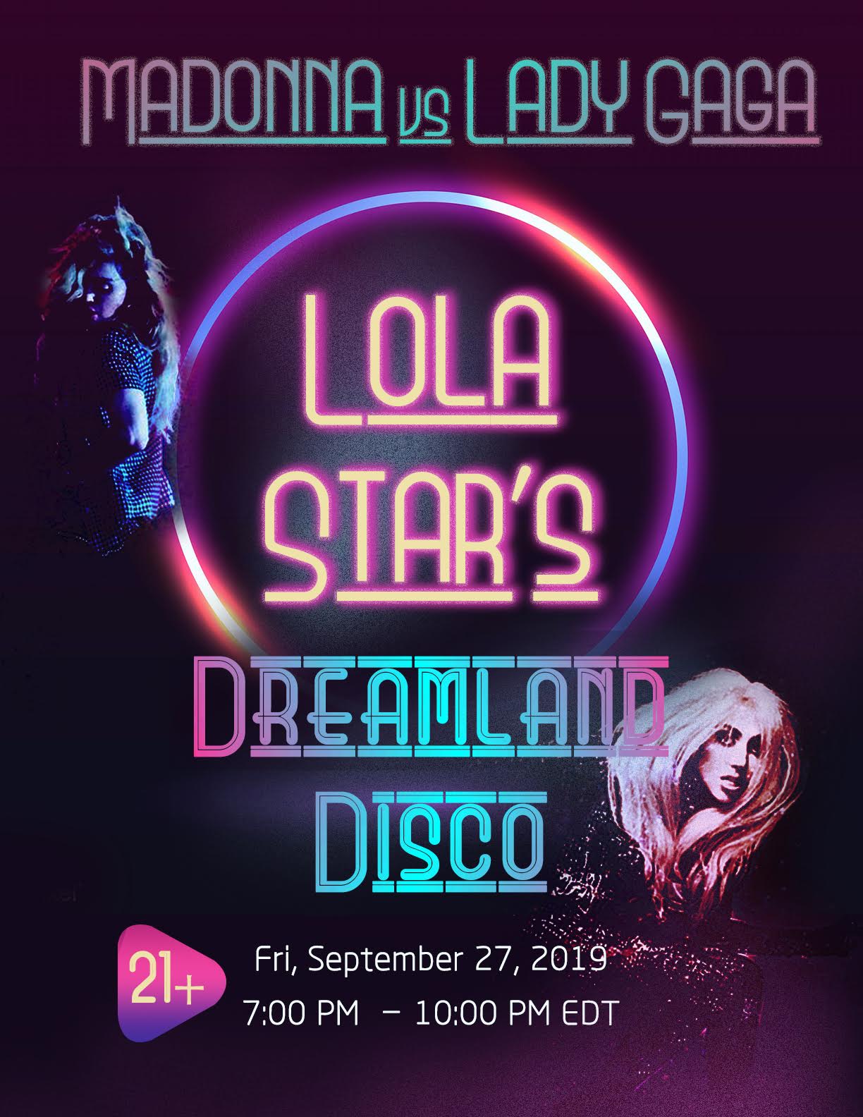 SLI Pop Up Madonna vs. Lady Gaga Dreamland Roller Disco