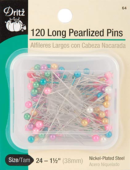 Pearlized Pins, 1-1/2", 120pc