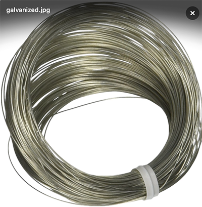 Galvanized Wire, 28 gauge, 100ft