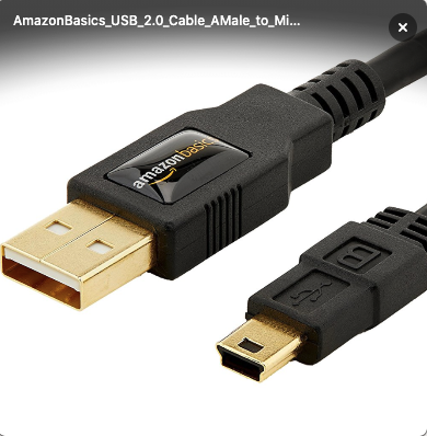 USB 2.0 Cable - A-Male to Mini-B - 6ft