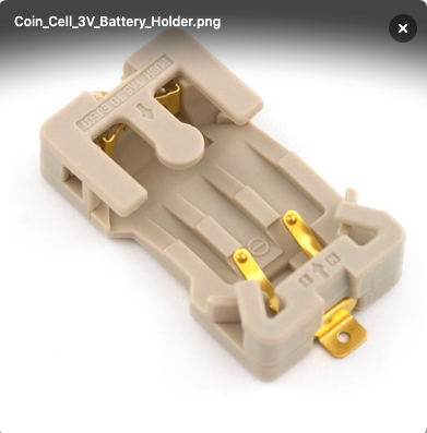 Coin Cell 3V Battery Holder